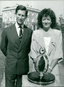 Judith Hann and Prince Charles - Vintage Photograph