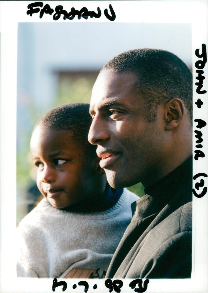 John Fashanu and Amir - Vintage Photograph
