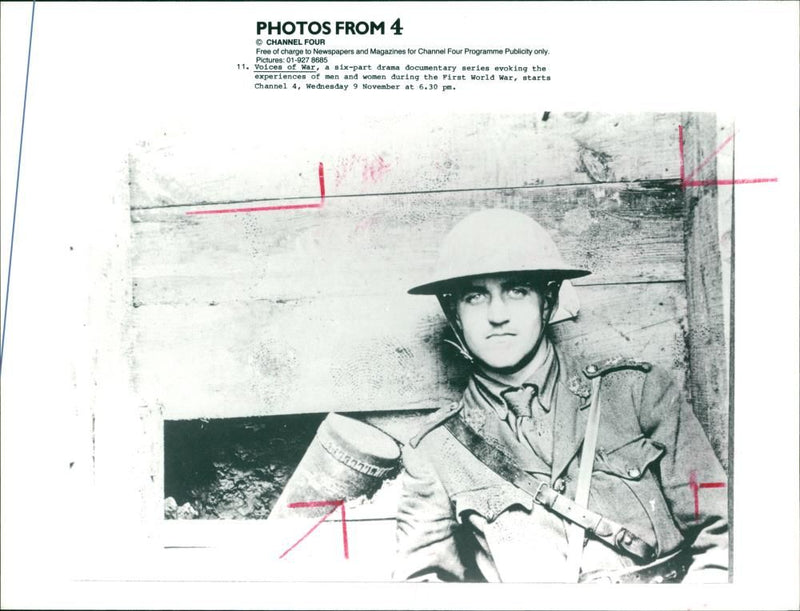 voices of war - Vintage Photograph