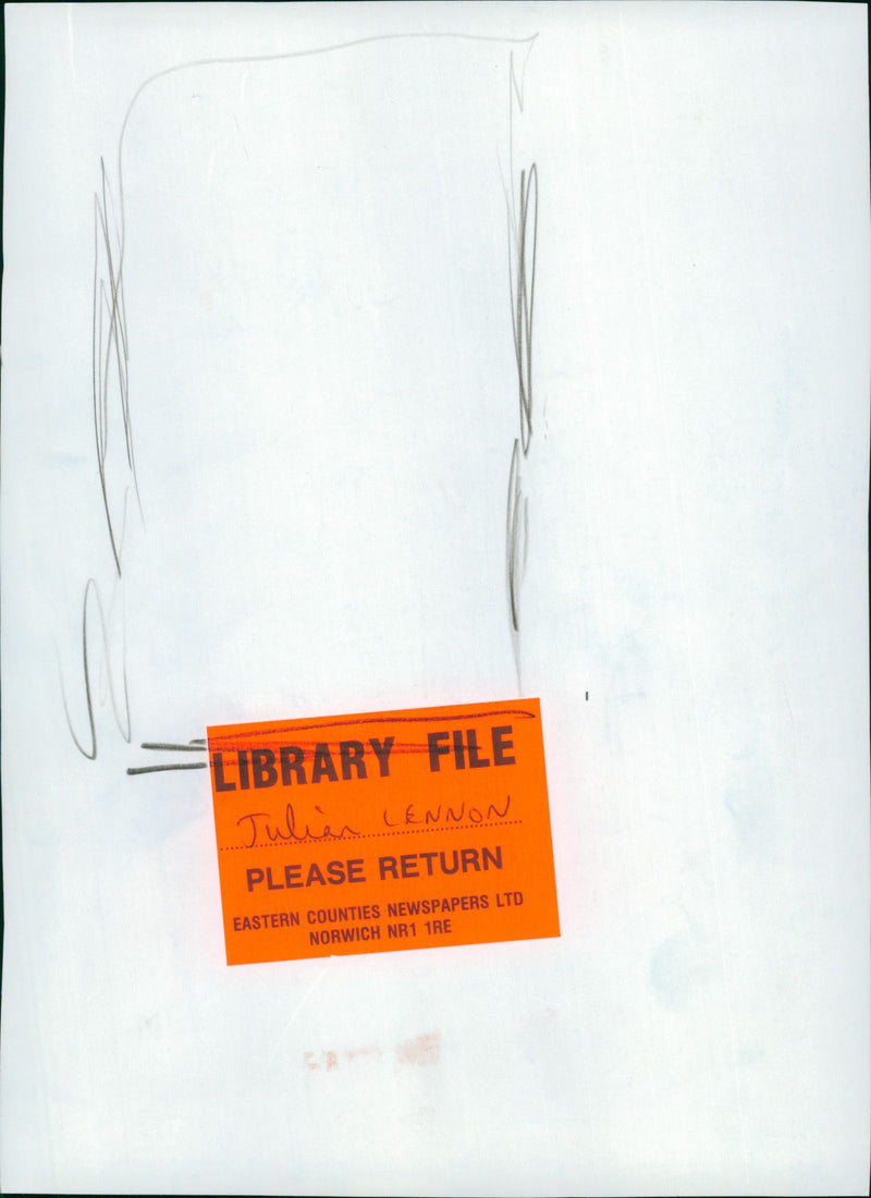 Julian Lennon - Vintage Photograph