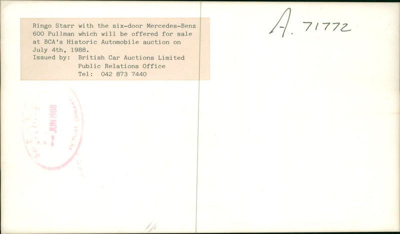 Ringo Starr Musician - Vintage Photograph