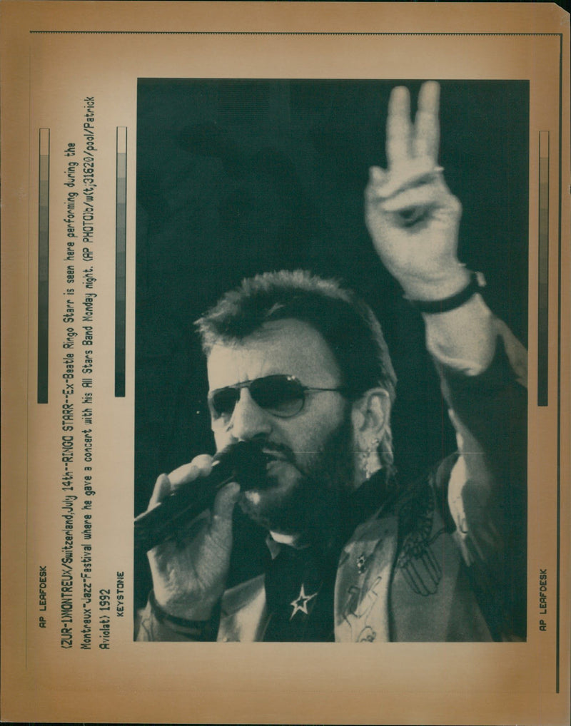 Ringo Starr Musician - Vintage Photograph