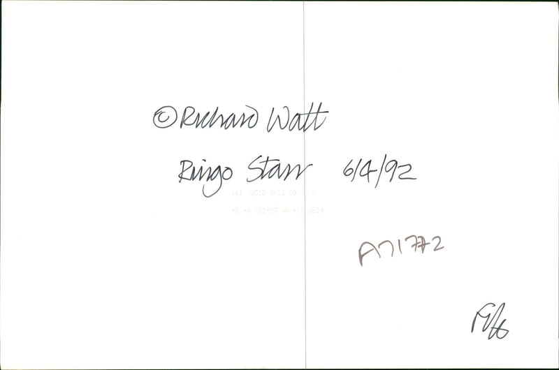 Ringo Starr Musician - Vintage Photograph