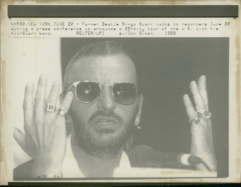 Ringo Starr Musician - Vintage Photograph