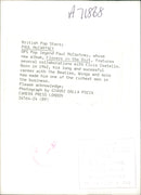 Flowers In The Dirt Studio album by Paul McCartney - Vintage Photograph