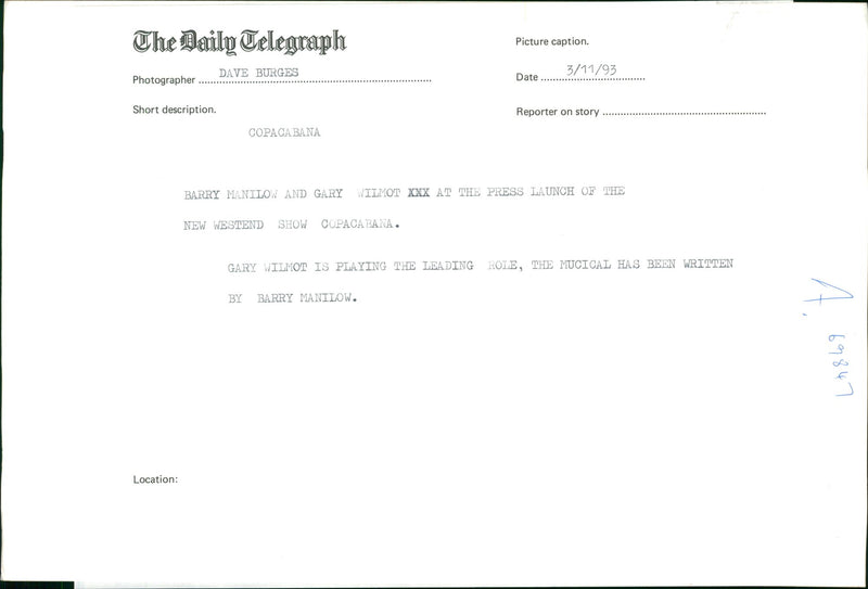 COPACABANA - Vintage Photograph