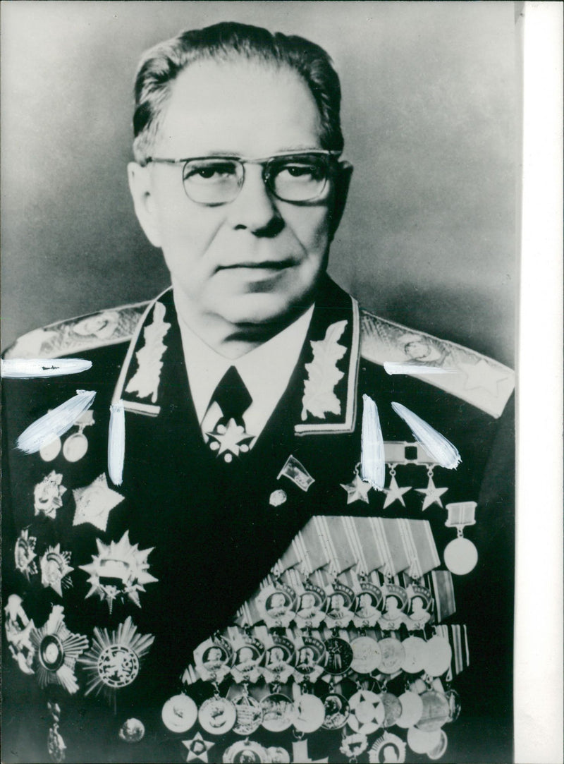 Marshal Dmitriy Ustinov. - Vintage Photograph