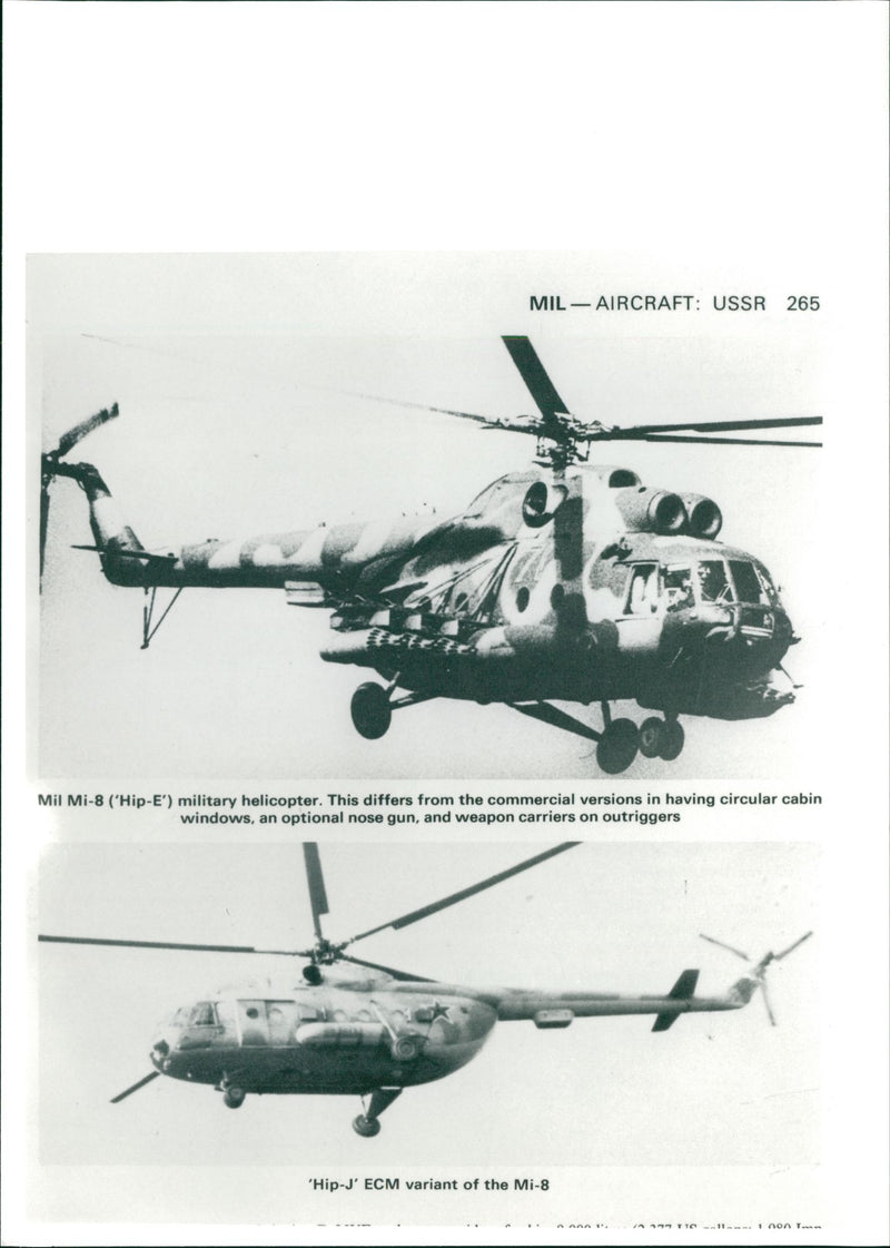 Mil Mi-8 - Vintage Photograph