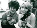 Actress Ruby Wax with Felicity Kendal - Vintage Photograph