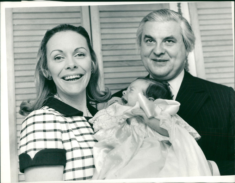 Prince Yuri with Princess Elizabeth Galitzine and their son Prince Nikolai Yurievitch Galitzine. - Vintage Photograph