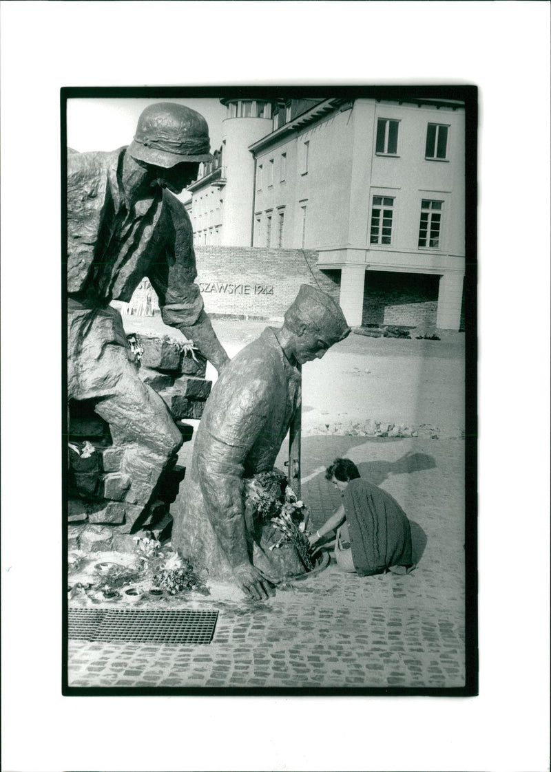 war memorial - Vintage Photograph