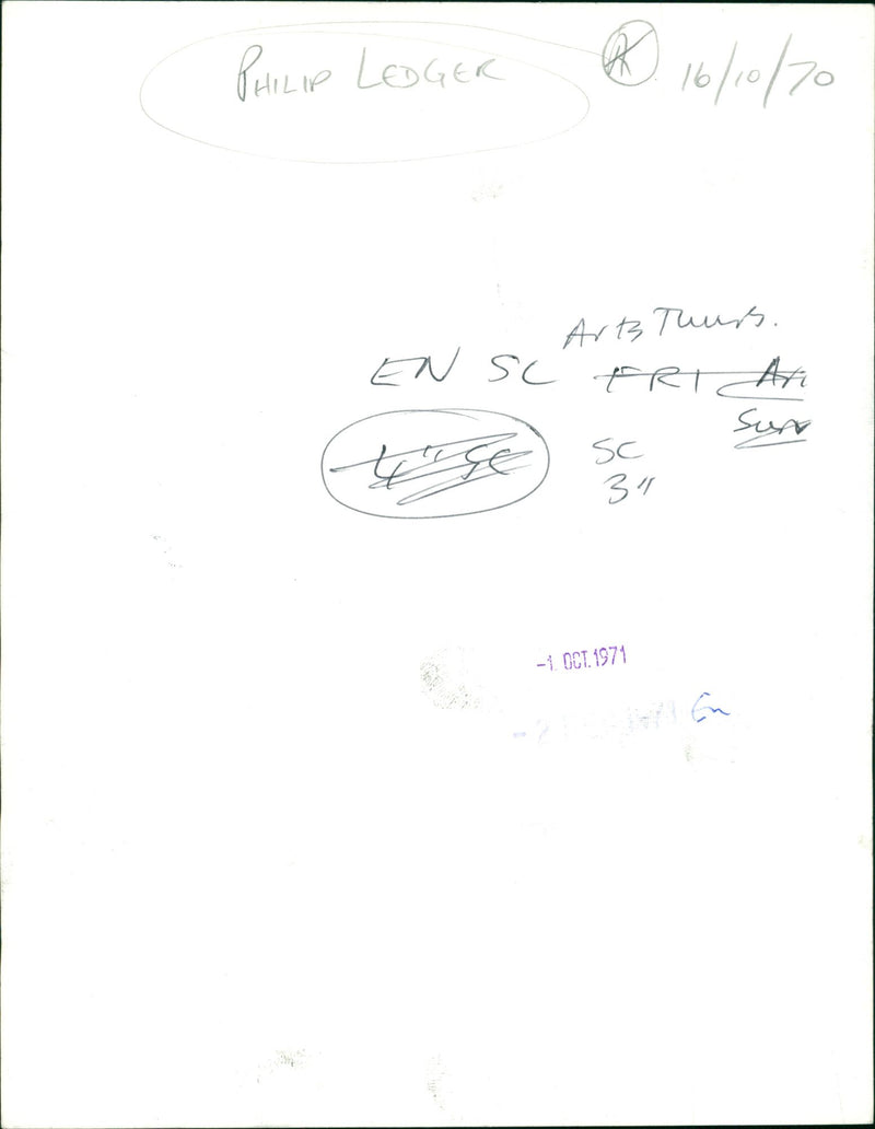 Philip Ledger, English classical musician - Vintage Photograph