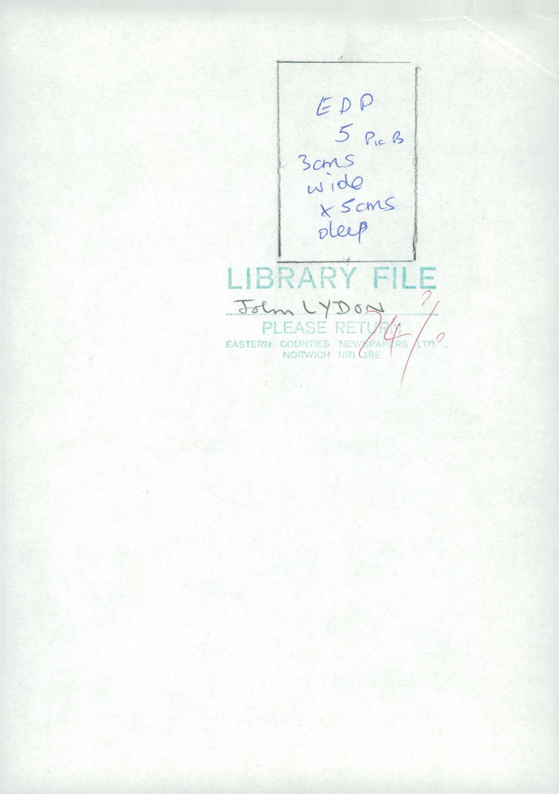 John Lydon Singer-songwriter. - Vintage Photograph
