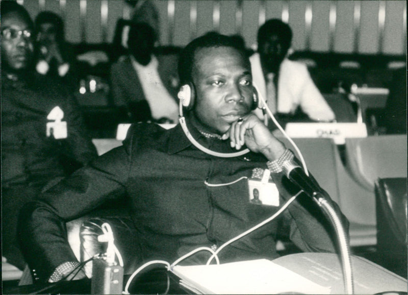 GÃ©rard Kamanda wa Kamanda Congolese Politician. - Vintage Photograph