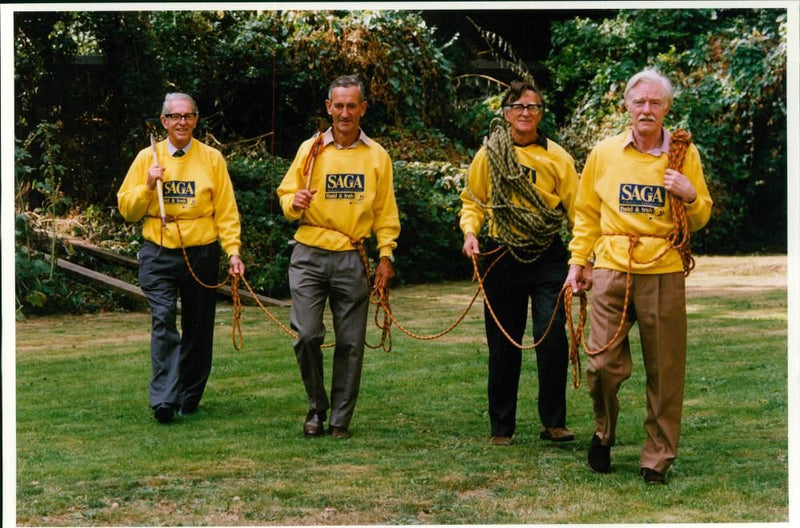 Expedition Himalayas over 60's: The Four veteran climbers - Vintage Photograph