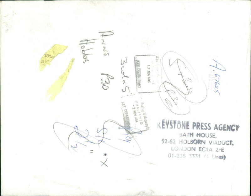 Anne Hobbs - Vintage Photograph