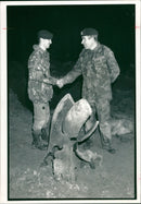 Bomb disposal - Vintage Photograph
