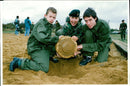 Bomb disposal - Vintage Photograph