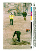 Bomb disposal - Vintage Photograph