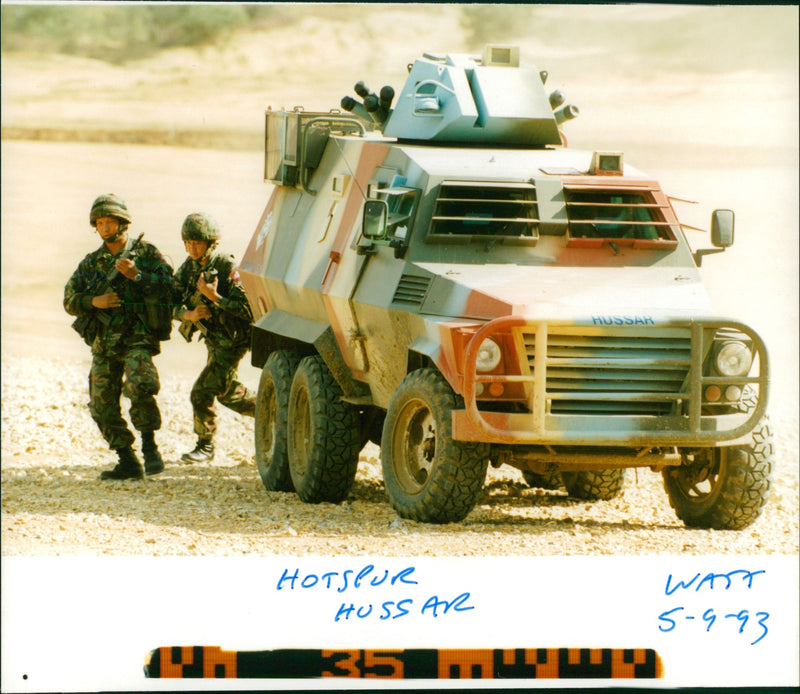 army equipment. - Vintage Photograph