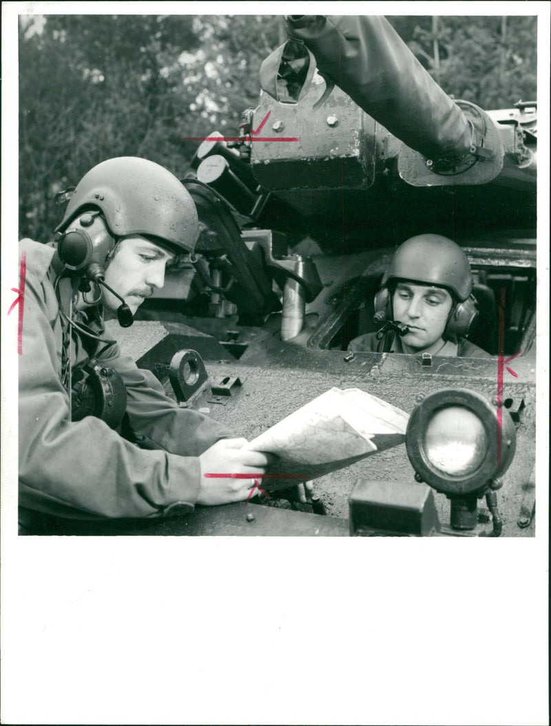 army equipment. - Vintage Photograph
