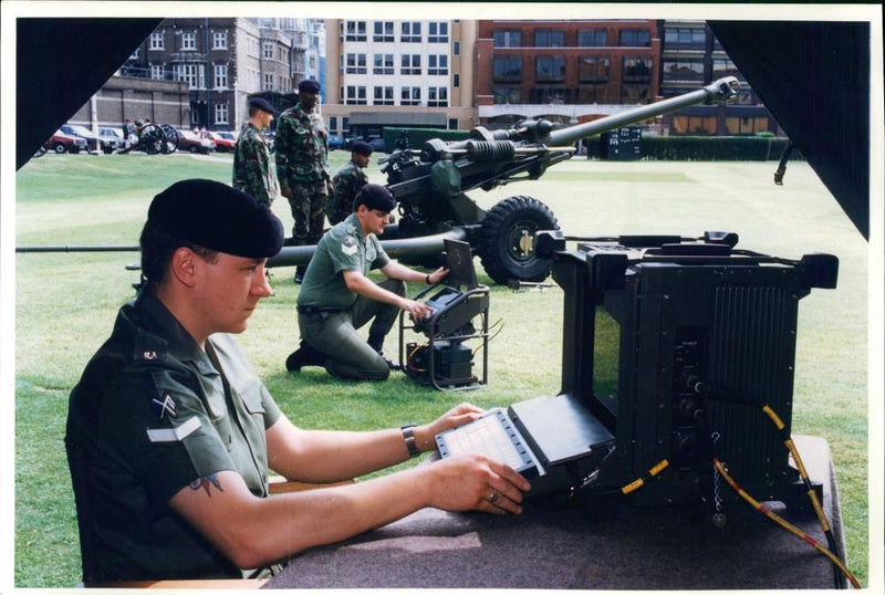 army equipment. - Vintage Photograph