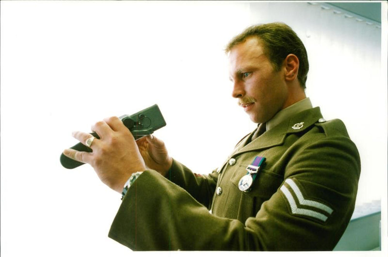 army equipment. - Vintage Photograph