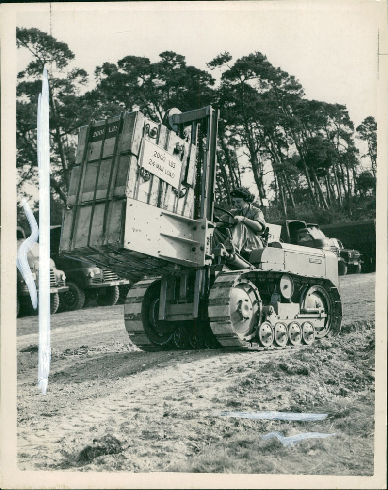 army equipment. - Vintage Photograph