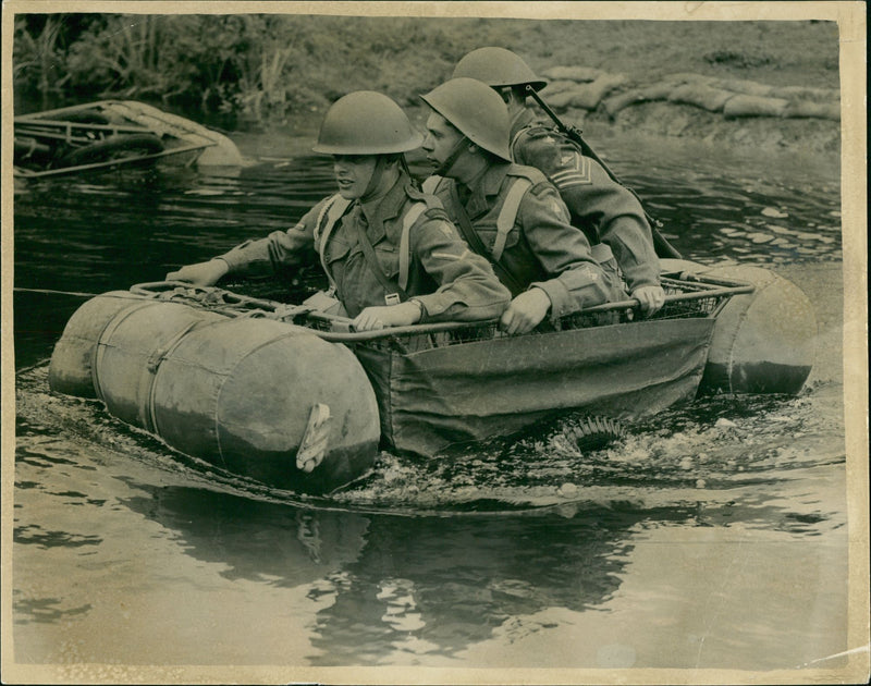 army equipment. - Vintage Photograph