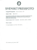 1984 GRAND HOTEL STOCKHOLM VOLVO SWEDEN GRAPH EXILDTEX PETER - Vintage Photograph