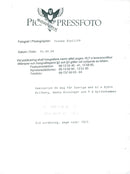 1993 GRAND HOTEL STOCKHOLM VOLVO SWEDEN ASELL GILLBERG DESK - Vintage Photograph