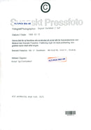 1985 GRAND HOTEL STOCKHOLM VOLVO PICA SVENSID TOLO NAME PETER - Vintage Photograph