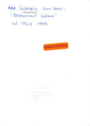 1949 GRAND HOTEL STOCKHOLM VOLVO INTIMATE RESTAURANT AKE SWEEK - Vintage Photograph