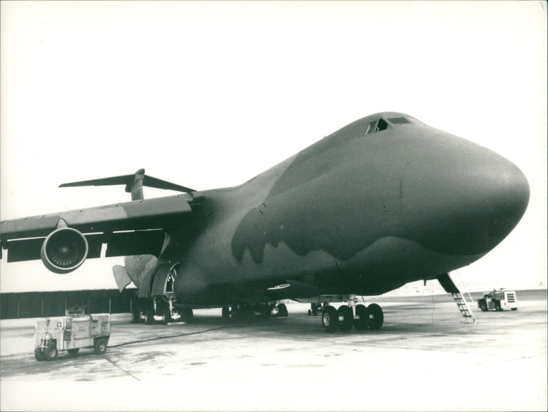 C-5A Galaxy Aircraft - Vintage Photograph