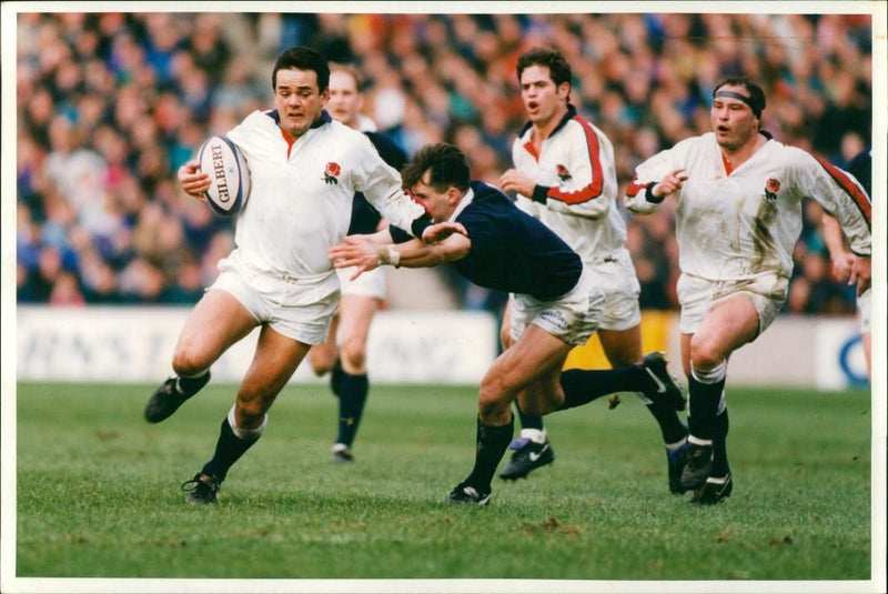 Will Carling Rugby player - Vintage Photograph