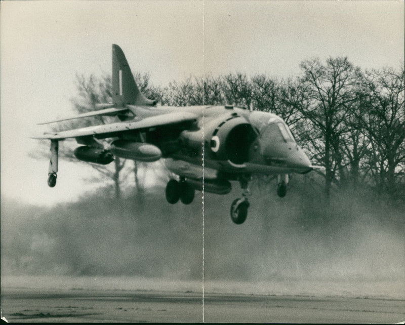 Aircraft Harrier - Vintage Photograph