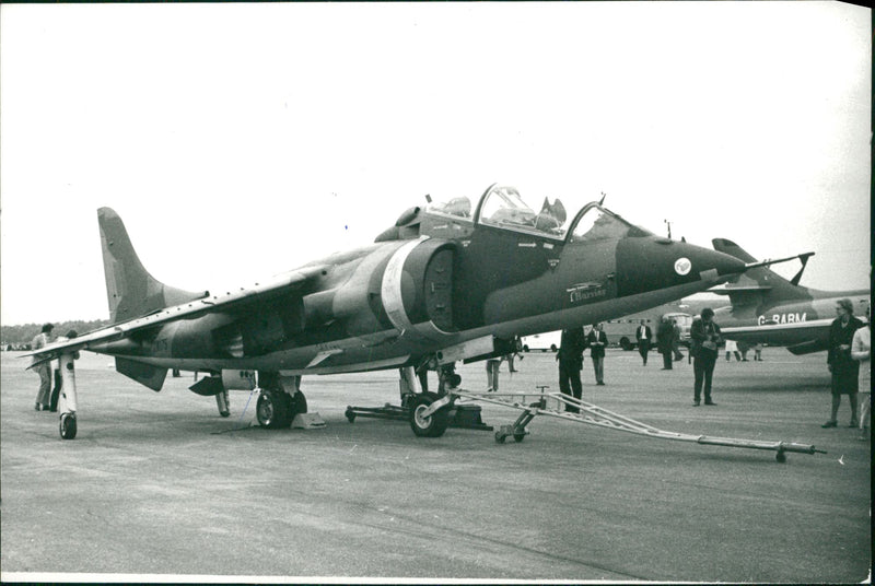 Aircraft Harrier - Vintage Photograph