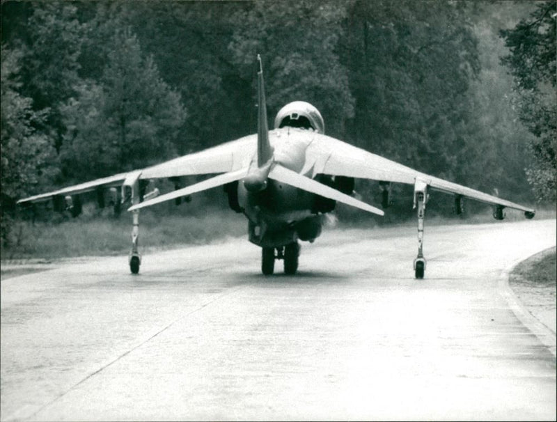 Aircraft Harrier - Vintage Photograph