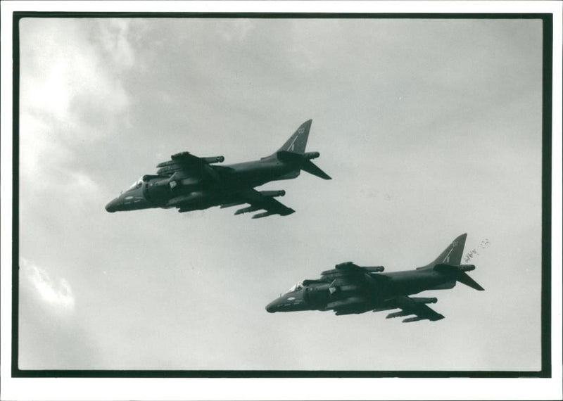 Aircraft Harrier - Vintage Photograph