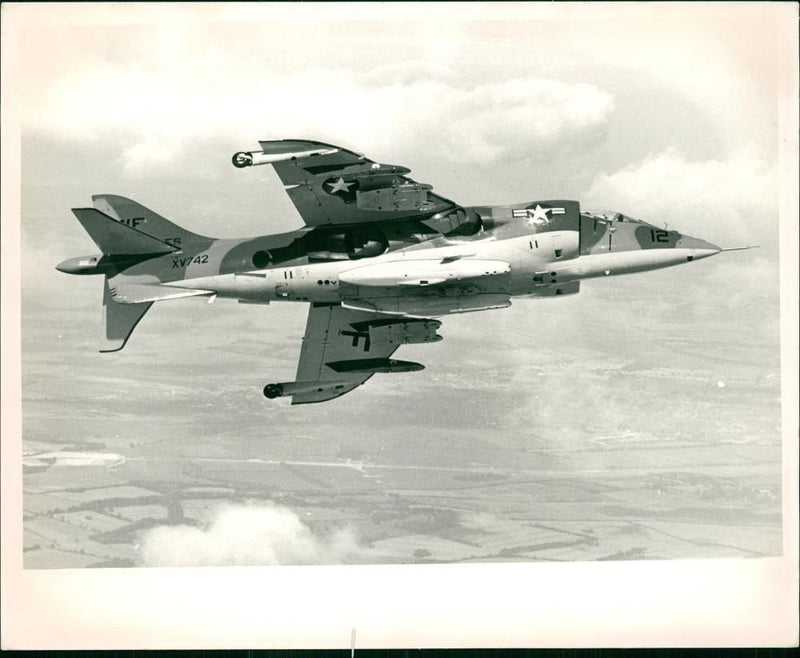 Aircraft Harrier - Vintage Photograph