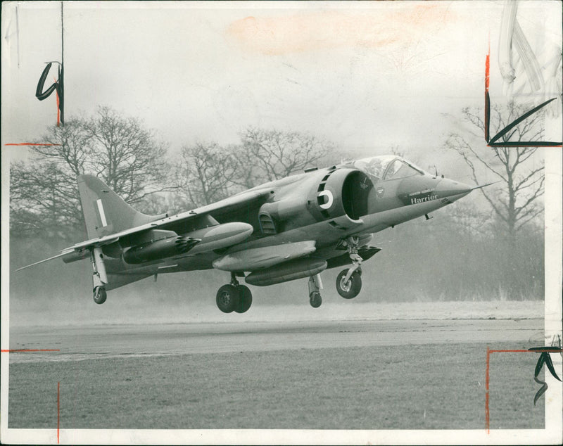 Aircraft Harrier - Vintage Photograph