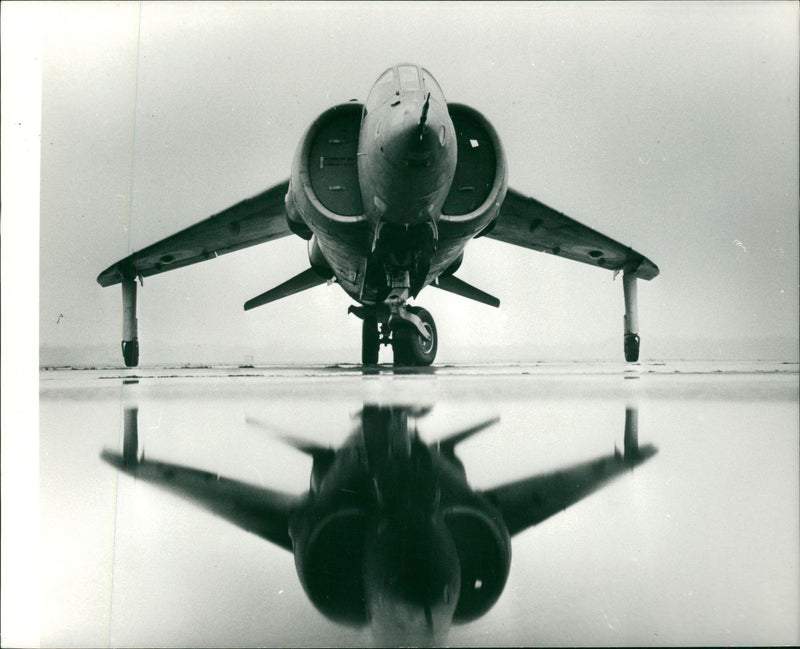 Aircraft Harrier - Vintage Photograph