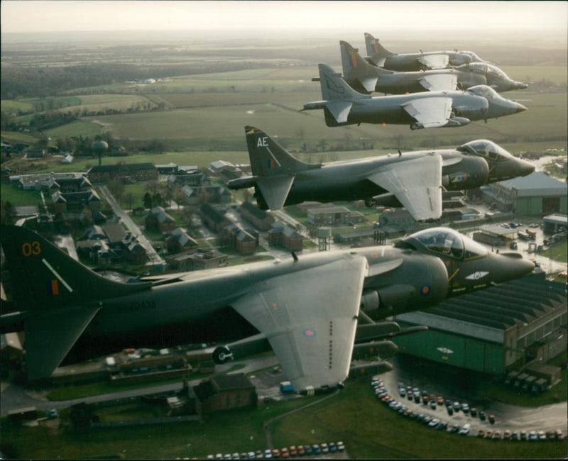 Aircraft Harrier - Vintage Photograph