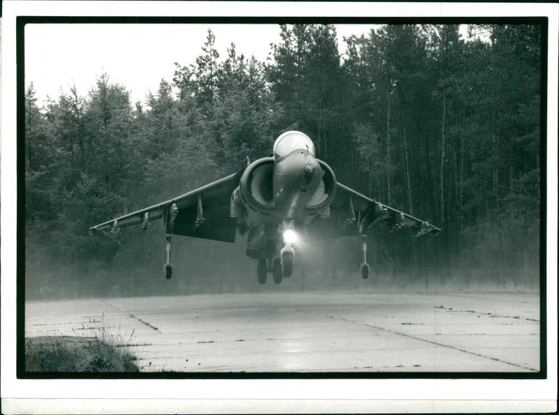 The GR5 on training manuevers with 3 squadron at Sennelager, West Germany - Vintage Photograph