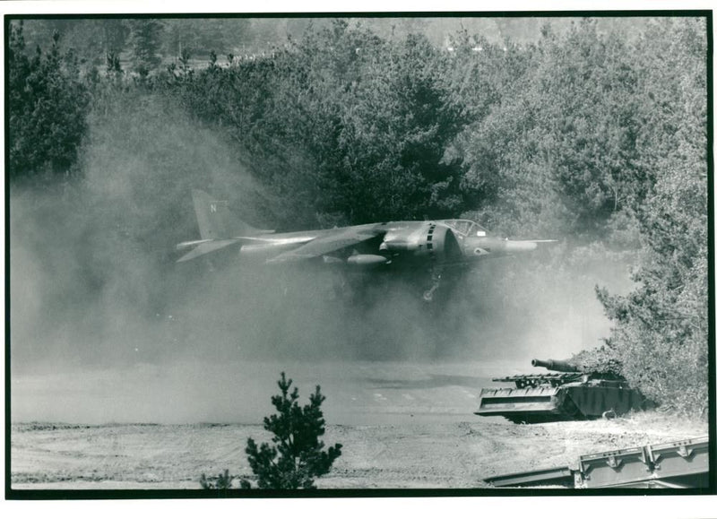 Aircraft Harrier - Vintage Photograph