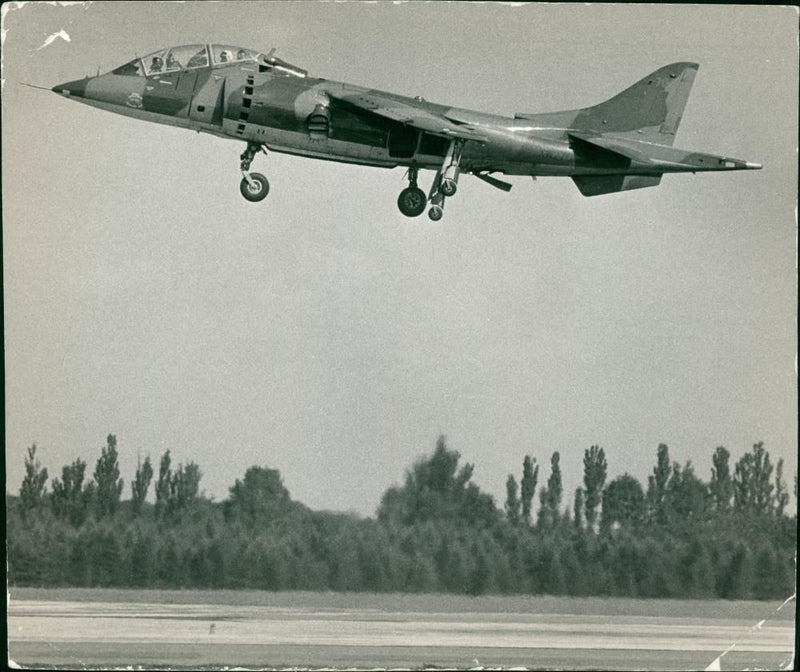 Aircraft Harrier - Vintage Photograph