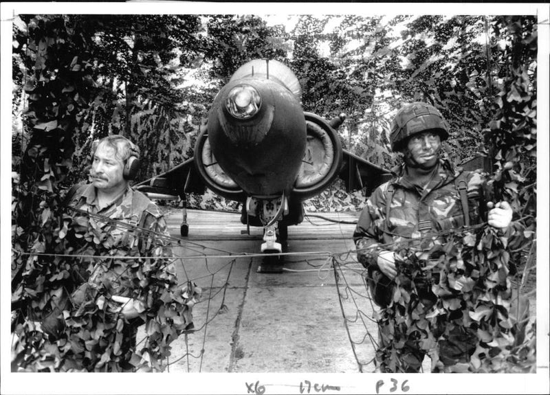 Aircraft Harrier. - Vintage Photograph