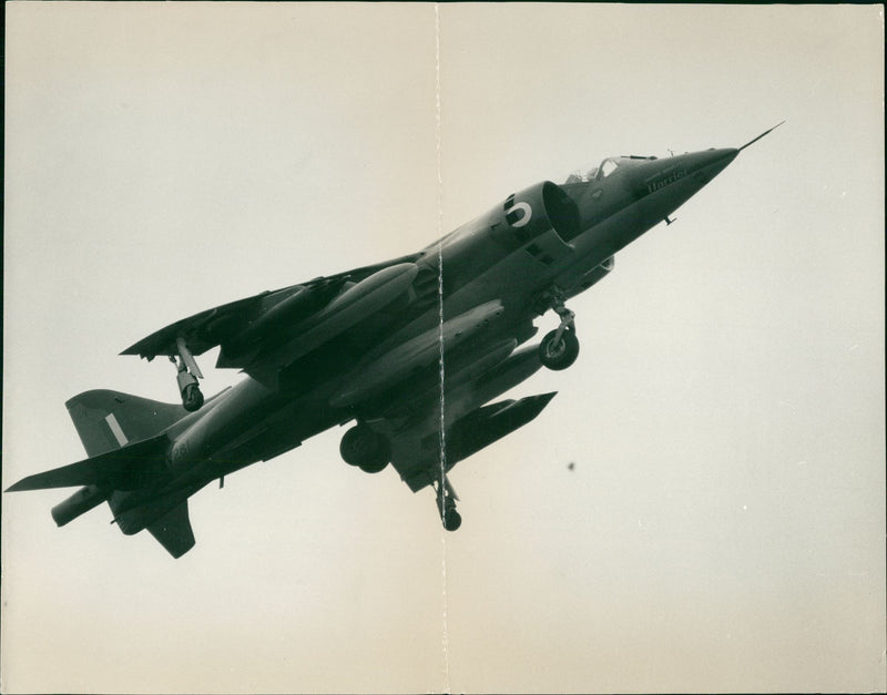 Aircraft Harrier. - Vintage Photograph