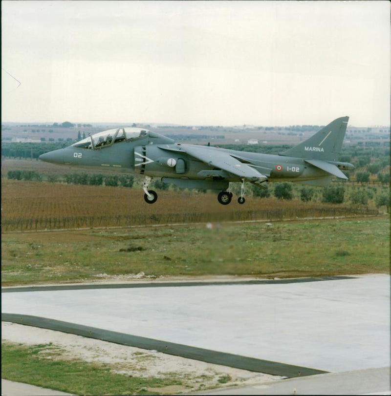 Aircraft Harrier. - Vintage Photograph