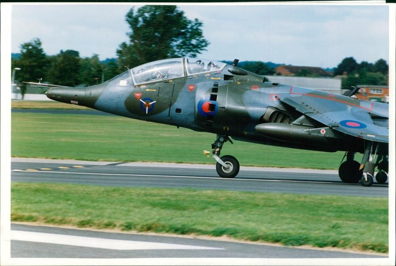 Aircraft Harrier. - Vintage Photograph